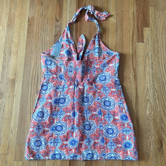 NWT Anthropologie Maeve Halter Slim Mini Dress Size: Medium Petite - Picture 6 of 9